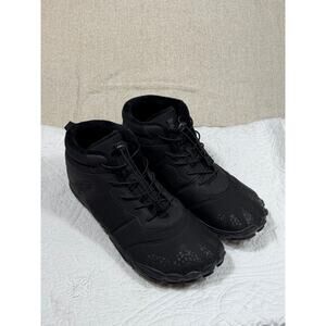 Hike Footwear Men 12 Black Kasdava Pro Non Slip Waterproof Winter Barefoot Boots